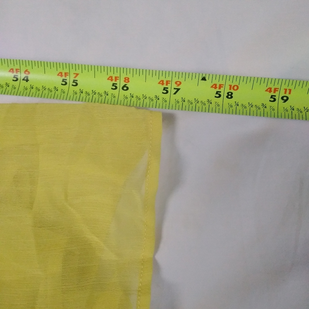CUTE YELLOW TUBE TOP CHIFFON JUMPSUIT SIZE 2X - Picture 2 of 12